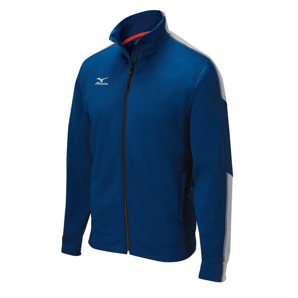 Casaco Mizuno Elite Thermal - Homem - Azul Marinho/Cinzentas - OGRWS7538